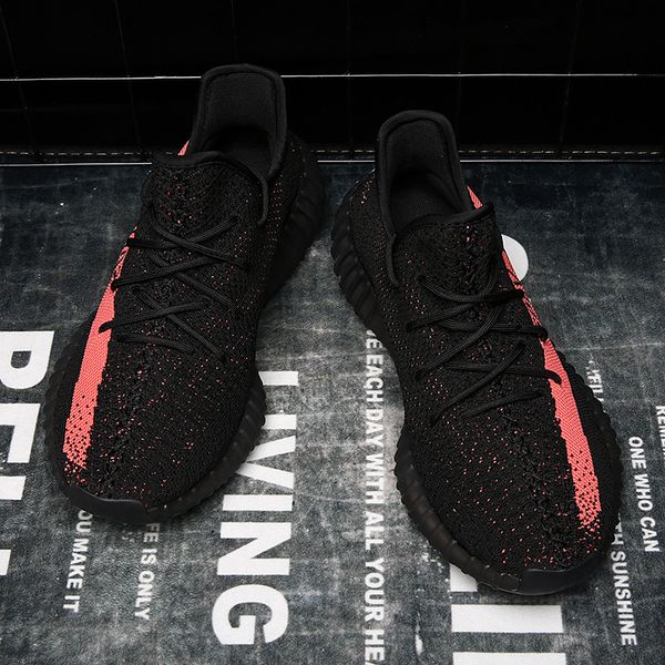 

bred 2021 new fashion boost shoes 350 v2 sneakers women men 35-45 running, Package box