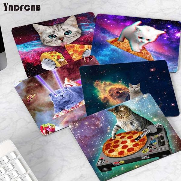 

mouse pads & wrist rests yndfcnb arrivals multicolor space cat food dj lapgaming mice mousepad smooth writing pad desk mate