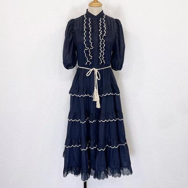

casual dresses 2021 women 100% linen midi dress, Black;gray