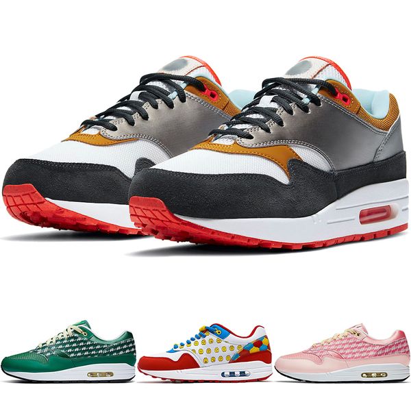

1s powerwall graffiti logo sports men's running shoes dark smoke grey cz8138-100 green male trainers cj0609-300 strawberry limeade girl