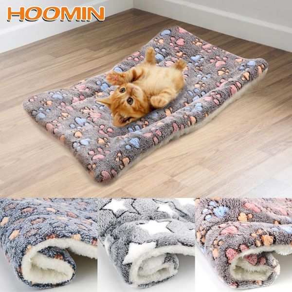 

kennels & pens hoomin thicken warm sleeping mat sofa cushion cover cat bed dog puppy blanket winter pet soft coral fleece flannel