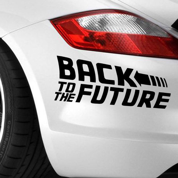 

back to the future marty mcfly emmett brown sticker vinyl decal car bumper