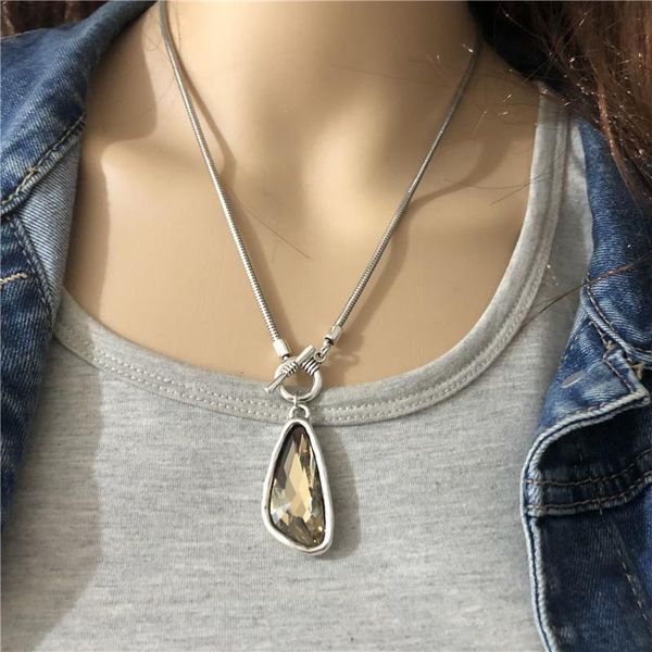 

chokers anslow 2021 snake chain short choker necklace for women female sweater shirt accessory christmas gift low0045an, Golden;silver