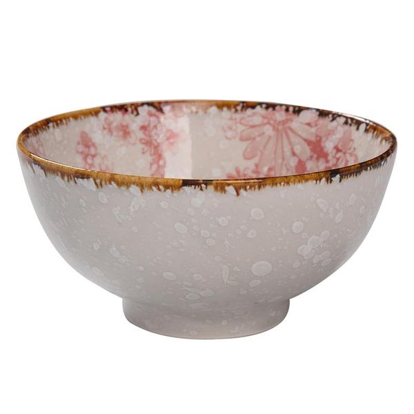 

bowls underglaze porcelain blue snowflake small rice bowl household soup 4.5-inch millet