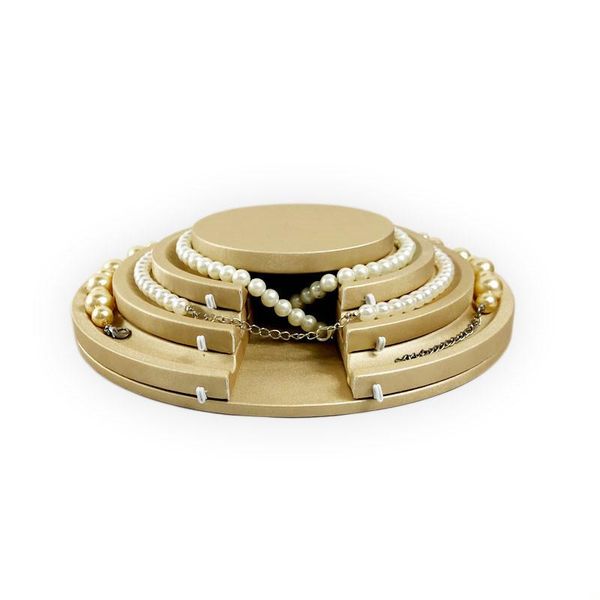 

jewelry pouches, bags high-grade product counter displays gold black pu leather pearl necklace bracelet plate decorations, Pink;blue