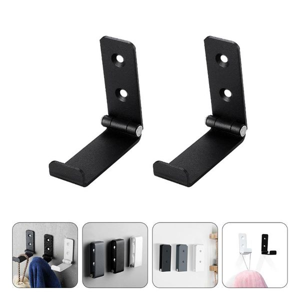 

hooks & rails 2pcs door back hanger coat invisible wall hanging hook with screws