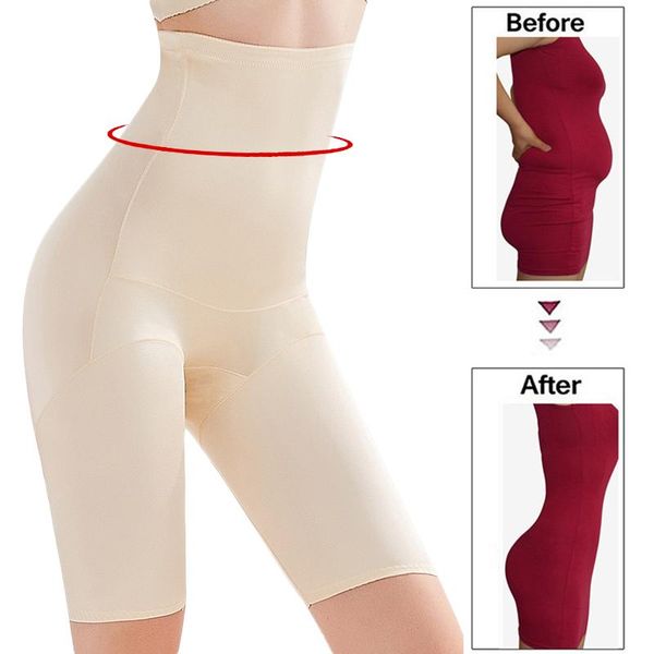 

women's shapers high rise control panties buttocks lifter women body shapewear thighs shaping underwear flat belly compression, Black;white