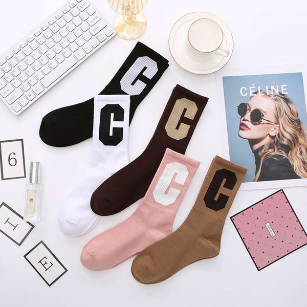 

autumn winter stockings middle fashion lovely pure cotton college style, Black;white