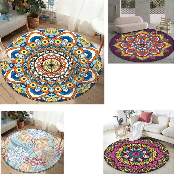 

carpets bohemian mandala rug home circle girls room for living decoration teenager bedroom decor carpet tatami