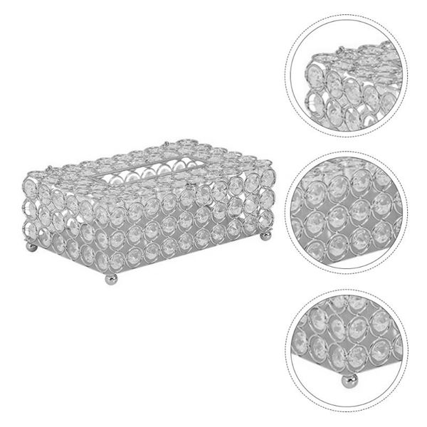 

tissue boxes & napkins 1pc crystal box storage container home