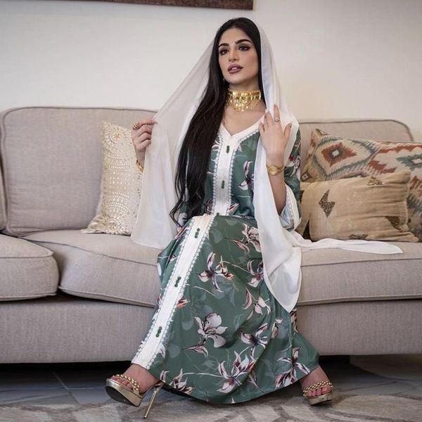 

robe longue musulman de mode femme satin kaftan dubai abaya muslim fashion hijab dress turkey dresses abayas for women vestidos ethnic cloth, Red