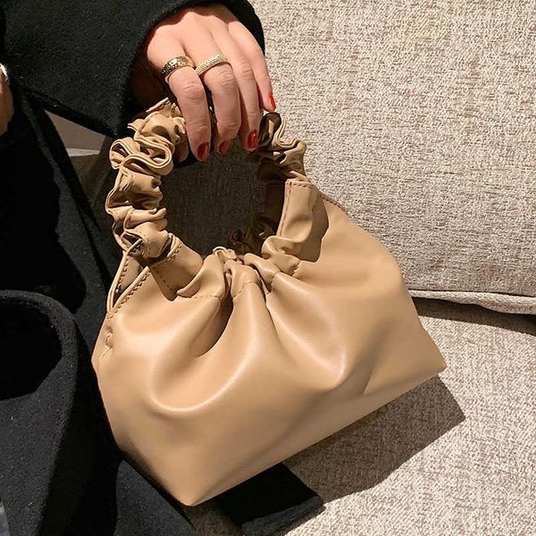 

cross body sac small handbag soft leather round handle purses women hand bag female mini totes satchel french style bolsos