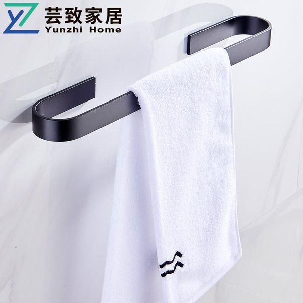 

towel racks bars wall hanging 25-45cm shower rack shoes shelf punch-aluminum toilet door holder 00tb0201 bathroom hanger