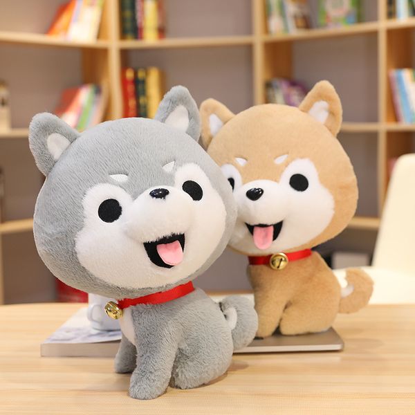 

25cm/35cm cute plush husky dog toy tongue out husky stuffed cartoon animals doll toys for boy birthday gift kids xmas present