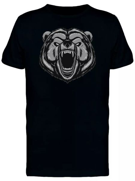 

Metallic Bear White Eyes Tee Men's -Image by Shutterstock, White;black