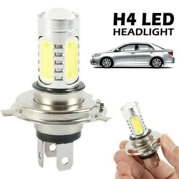 

12v headlight 2x 472 canbus 5500-6500k 7.5w bulbs car cob h4 headlights