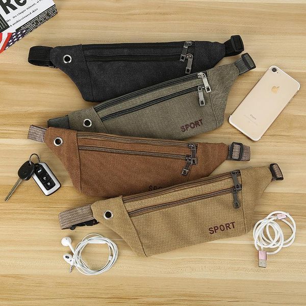 

phone pack zipper pouch banana packs waistbag sports running purse hip bum waist bag belt women fanny