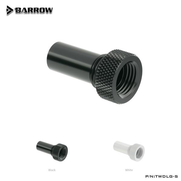 

fans & coolings barrow water cooler pc fittings external flow guide adapter 20mm,black/silver/white/gold g1/4 cooling fitting twdlg-s