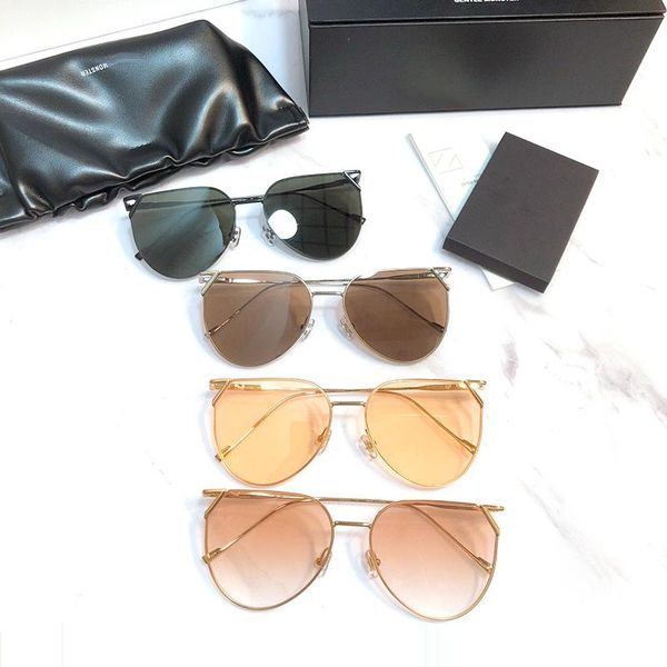 

sunglasses 2021 luxury fashion korea brand gm sunglass women lady cat eye glasses gentle hady polarized uv400 sun, White;black