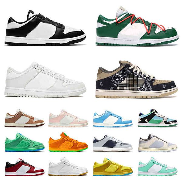 

men women dunks outdoor running casual white shoes trainers sports sneakers court purple travis scotts chunky dunky green glow low valentine, Black