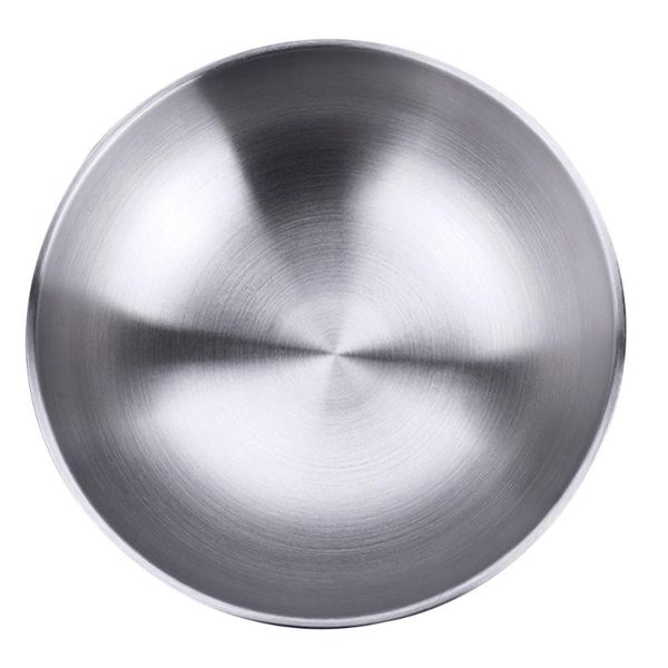 

1pc stainless steel bowl double layer insulated large soup holder bowls