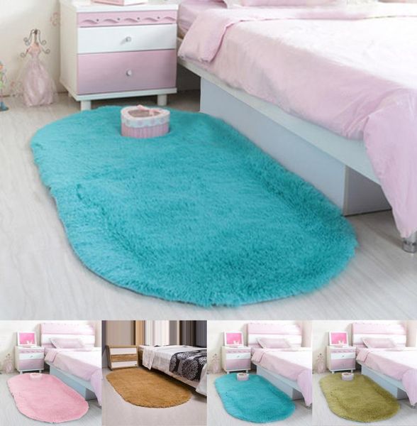 

soft oval shape thick carpets for living room memory foam bath bathroom non-slip short hair floor shower mat rug 40cm*60cm