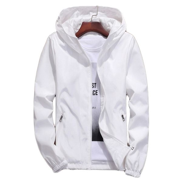 

jacket women white s-7xl plus size loose thin couple hooded spring autumn gray blue waterproof cargo coats ld1303 210821, Black;brown