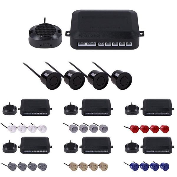 

car rear view cameras& parking sensors 10set led park sensor auto parktronic with 4 reverse radar monitor detector backlight system