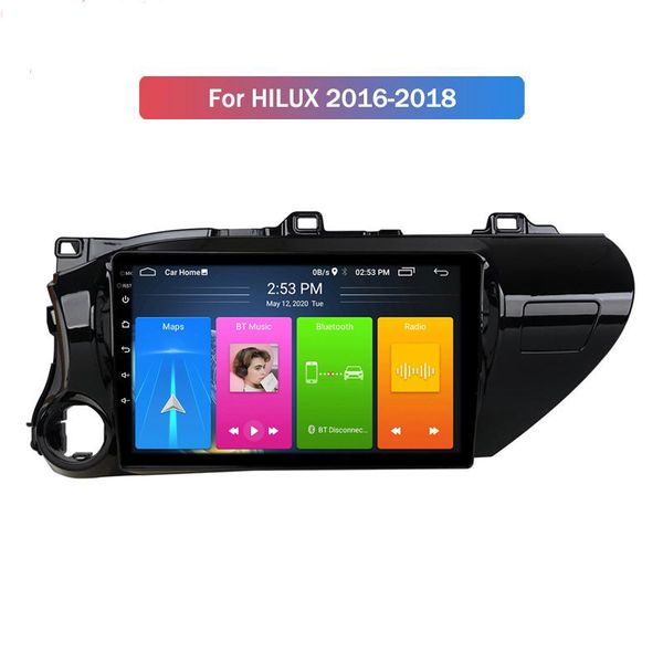 

9" multimedia indash online still cool android car dvd player mp5 touch screen video for toyota hilux 2016-2018