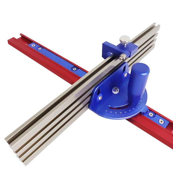 

professional hand tool sets 400/600/800 mm miter gauge with track swoodworking table saw/router sawing assembly ruler diy