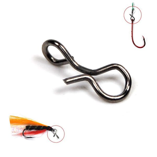 

fishing hooks 50pcs hook lure quick change connect snap s/m/l for & lures