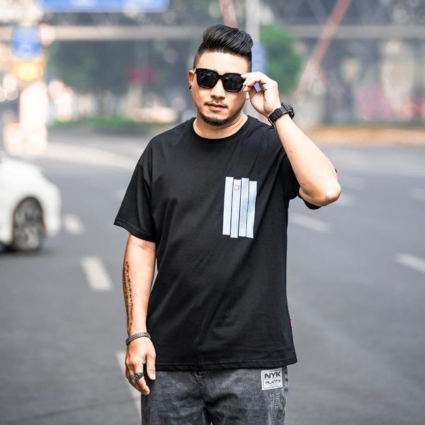 

men's dress shirts 2021 summer fashion brand large drop shoulder half sleeve personalized printing multicolor short t-shirt, White;black