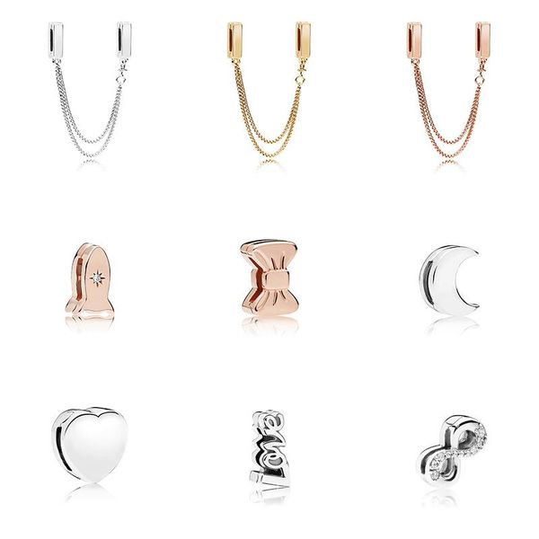 

other luxury s925 silver color charms reflexions beads for jewelry fixed clip fit original bracelet