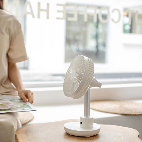 

electric fans with port mini portable vertical charging small fan desktable