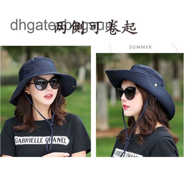 

brand cap carves hat female outdoor mountaineering men's women's sun visor[fresh breathable]lightweight quick drying hat with wind, Blue;gray