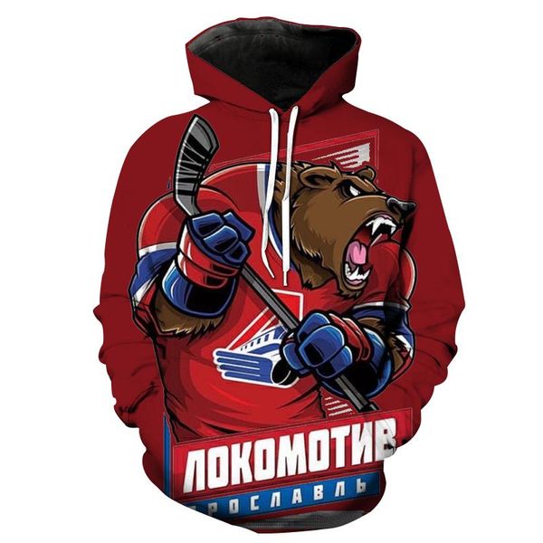 

men's hoodies & sweatshirts 2021 3d printed hoodie animal graphic four seasons sports hip hop harajuku street style jacket, Black