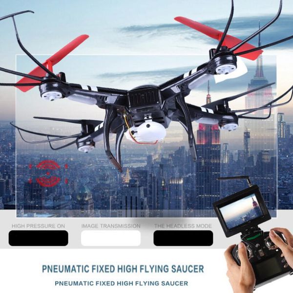 

q222-g rc drone remote control aircraft with led light 2.4g 4ch 3d roll flying saucer 5.8g fpv helicopter dron drones