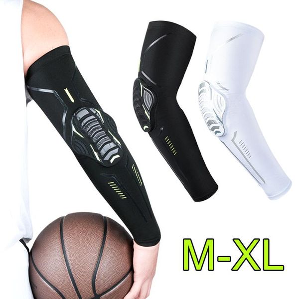 

elbow & knee pads ly sports pad polyester outdoor cycling running basketball arm protection anti-collision guard covers equipment, Black;gray