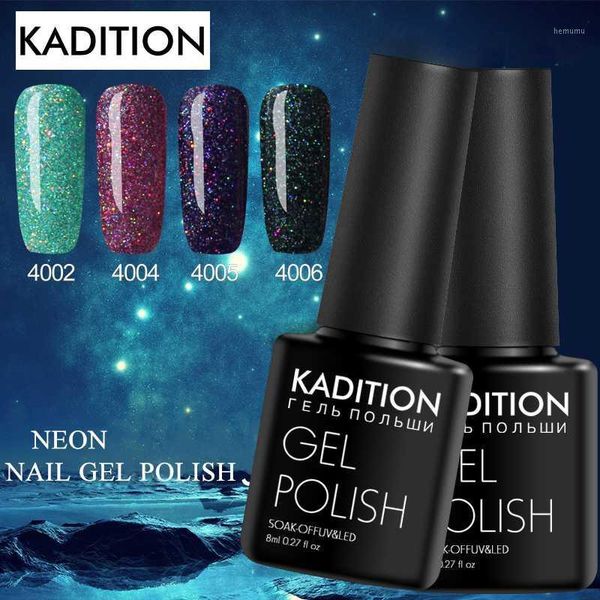 

neon bling glitter nail art gel varnish lacquer 8ml semi permanent polish uv gellac gelpolish1, Red;pink