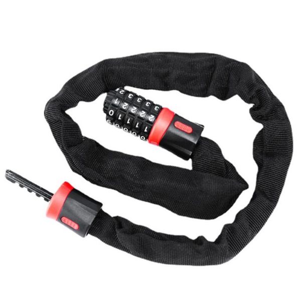 

bike locks yiouan bicycle lock mtb road alarm 5 digit password key chain 60cm 90cm 120cm 150cm safety anti-theft portable