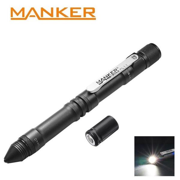 

manker pl11 120lm cree xpg3 led/ nichia 219c led penlight aluminium alloy w 1x 10440 or 10180 waterproof pen flashlights torches