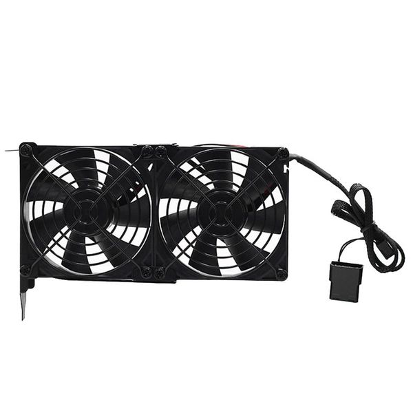 

universal ultra quiet vga cooler silent deskcomputer chassis pci image card 2/3 cooling fan fans & coolings