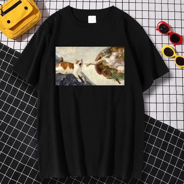 

men's t-shirts breathable short sleeve xl t-shirt adam image printed clothing retro fashion, White;black