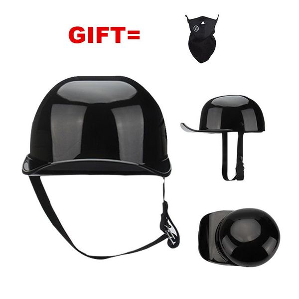 

motorcycle helmets helmet open half face motocross vintage motorbike biker riding crash scooter chopper for adults