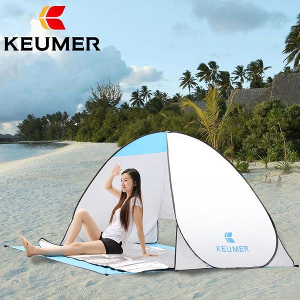

[keumer] beach fishing outdoor tent /automatic/quick -up/folding/double/ tents and shelters