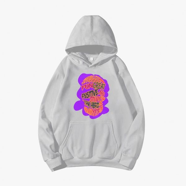 

men's hoodies & sweatshirts letter printing casual oversized hip hop streetwear autumn pocket men male cool boy 2021 fashion, Black