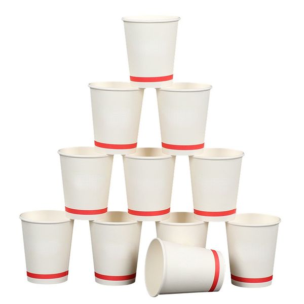 

disposable advertising environmental protection paper cups can be processed custom logo soy milk cup milk tea coffee cup(the logistics price