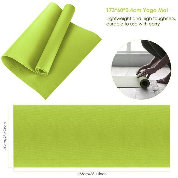 

173*60*0.4cm black sports yoga mat eva waterproof non-slip fitness pad workout exercise gym pilates meditation accessory tool1
