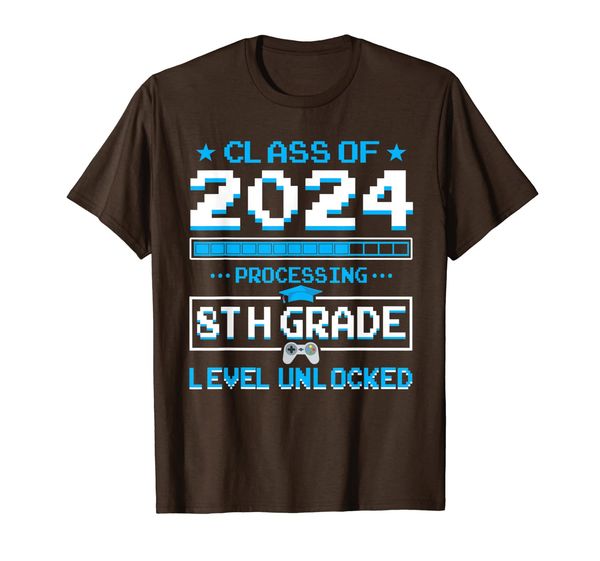 

Class Of 2024 8Th Grade Level Unlocked Back To School Shirt, Mainly pictures