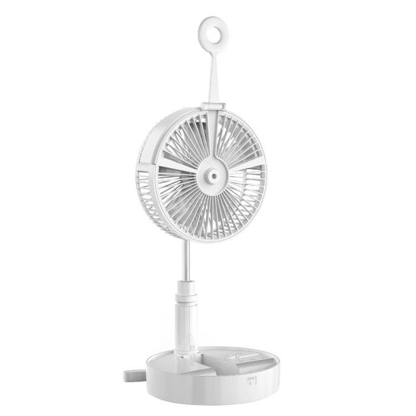 

upgraded usb rechargeable floor folding portable retractable deskmini fan with humidification function electric fans